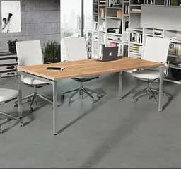 Стол для переговоров Q-200 Loft Design (Дуб Крафт золотий)