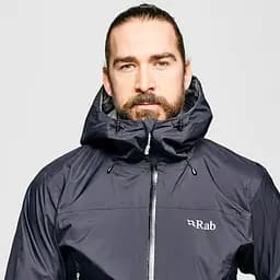 Куртка Rab Downpour Plus Jacket M Чорний - мініатюра 4