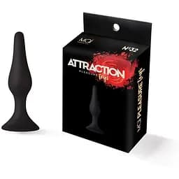 Анальная пробка на присоске Mai Attraction Toys №32 Black