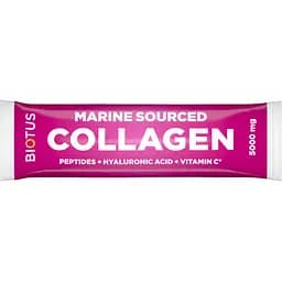 Морський колаген з гіалуроновою кислотою та вітаміном С Biotus Marine Sourced Collagen Peptid 1 пакетик 5.15 г