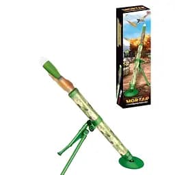 Іграшковий міномет з механічним запуском, 3 снарядами та підсвічуванням