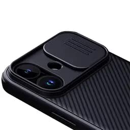 Карбонова накладка Nillkin CamShield Pro Magnetic для Apple iPhone 17 (6.3) Black - мініатюра 4