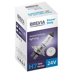 Галогенова лампа Brevia H7 24V 70W PX26d Power Duty CP(24070PDC)