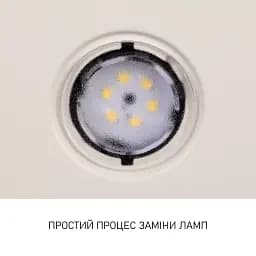 Витяжка декоративна похила Minola HVS 5242 IV 700 LED - мініатюра 10