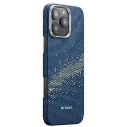 Карбоновий чохол Pitaka Tactile Woven Case StarPeak Milky Way Galaxy для iPhone 16 Pro (KI1601PMYG) - мініатюра 2