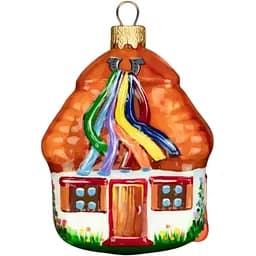 Ялинкова прикраса Різдвяні історії Літня хатинка скло (4820001134384)