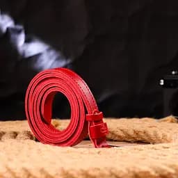 Ремінь шкіряний Grande Pelle жіночий 1,4х100 см acs0024602 - мініатюра 6