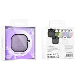 Бездротові TWS навушники Borofone BW29 Case Taro Purple - мініатюра 3
