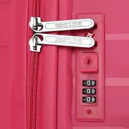 Валіза середня Semi Line 24 дюйми (M) дюйми (M) Polypropylene Magenta (T5796-2) - мініатюра 6