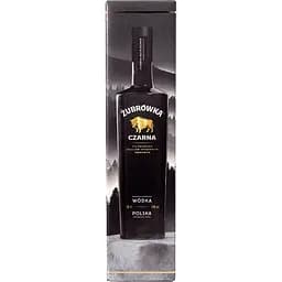 Горілка Zubrowka Czarna 40% 0.7 л в подарунковій упаковці - мініатюра 2