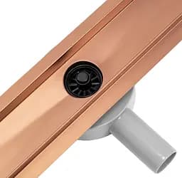 Душовий канал Rea Pure Neo 80 см brushed copper REA-G8022 - мініатюра 4