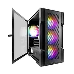 Корпус 1stPlayer T3-BK-4F1 Black без БЖ - мініатюра 4
