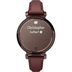 Смарт-годинник Garmin Lily 2 Classic Dark Bronze with Mulberry Leather Band (010-02839-03) - мініатюра 6