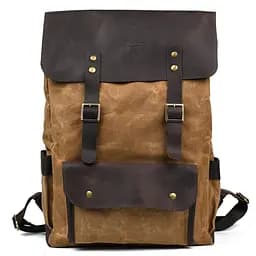 Шкіряний чоловічий рюкзак TARWA 42х33х12 см nsa0001342