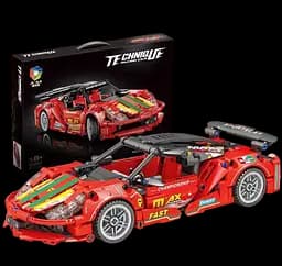 Конструктор Машина, 48001, 471 деталь, инерция, резиновые колеса, 52x35x8 см