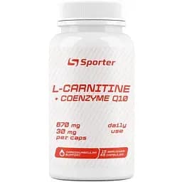 Жиросжигатель Sporter L-Carnitine + Q10, 45 капсул