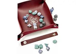 Настільна гра Планета Ігор Лоток для кубиків Дракон (бургунді) (Dice tray Dragon burgundy) (pi-dt006) - мініатюра 5
