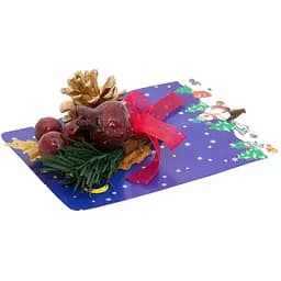 Гілочка новорічна Devilon декоративна 13 см (450305)