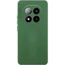 Чохол Lakshmi Silicone Cover Full Camera (AA) для Xiaomi Redmi Note 14 Pro+ 5G Зелений / Dark green