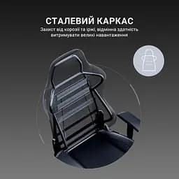 Крісло для геймерів Anda Seat Luna Pro Size L Gray Fabric (AD18T-44-G-F) - мініатюра 9