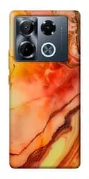 Чехол Demsky Красный коралл мрамор для Infinix Note 40 Pro 4G