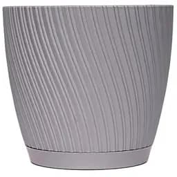 Горщик Form-Plastic Міка-17 з підставкою 2.53 л платина (4560-040)