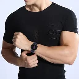 Силіконовий ремінець на смарт годинник Garmin 42,43 mm, Silicone, dark blue, зі зручною застібкою, на фітнес браслет, ArmorStandart (ARM60810) - мініатюра 4