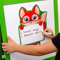 Магнітна дошка "Лиса" з маркером Vladi Toys VT3601-21 (укр.) - мініатюра 3