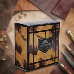 Чоловічий ремінь з натуральної замші та шкіри Tony Perotti 164/35 moro (90058) Коричневий - мініатюра 2