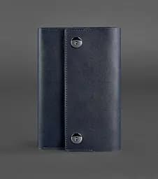 Шкіряний блокнот (Софт-бук) 5.0 темно-синій