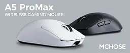 Комп'ютерна миша MCHOSE A5 v2 Ultra бездротова ігрова PAW3395, 26000 DPI 2,4G+Bluetooth Blue - мініатюра 8