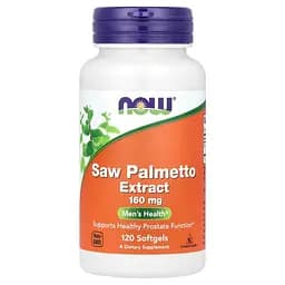 Со Пальметто Now Foods Saw Palmetto екстракт 160 мг 120 капсул