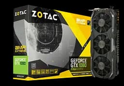 Відеокарта GeForce GTX 1080 8GB Zotac AMP Extreme+ (ZT-P10800I-10P) Б/В - мініатюра 1