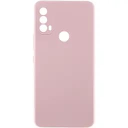Чохол Silicone Cover Lakshmi Full Camera (AAA) для Motorola Moto E40 Рожевий / Pink Sand