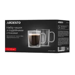 Набір чашок Ardesto з подвійними стінками 120 мл 2 шт. (AR2612BH) - мініатюра 4