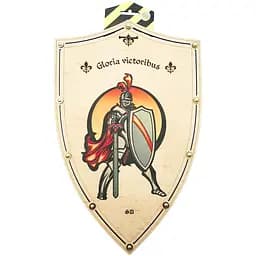 Сувенірний дерев'яний щит Сувенір-декор Лицар KNG 47х30 см