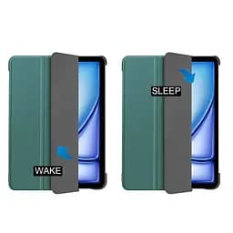 Чохол-книжка BeCover Smart Case для Apple iPad Air 13" M2/M3 2024/2025 Dark Green (711613) - мініатюра 5