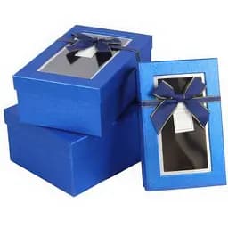Набор подарочных коробок UFO 1037K-313 Blue 3 шт (1037K-313 Набор 3 шт BLUE прям.)