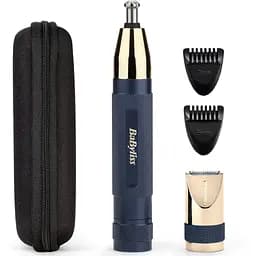 Тример Babyliss для брів, вусів, носа та вух синій (E112E)