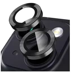 Захисне скло на камеру DK Lens Metal Ring Eagle Eye для Apple iPhone 14 Plus 015735 black - мініатюра 4