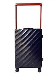 Валіза середня (M) Milano bag 015 полікарбонат Темно-синій - мініатюра 6