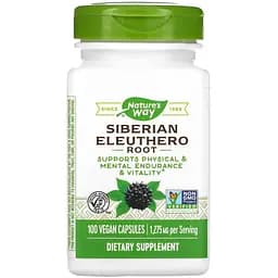 Сиберский елеутерококк Nature's Way Siberian Eleuthero Root 1275 мг 100 вегетарианских капсул