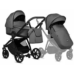 Коляска Tutis Mio Plus Thermo Pacific green, універсальна 2 в 1, графітова (1352241)