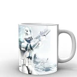Кухоль GeekLand Зоряні війни Star Wars солдат-клон на сніговому фоні SW.002.14 330 мл білий