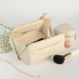 Органайзер-косметичка МВМ My Home Пектораль 210х110х105 мм бежевий (FH-57 BEIGE) - мініатюра 2
