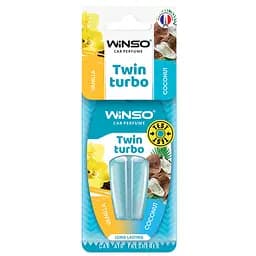 Ароматизатор Winso Twin Turbo - Vanilla & Coconut с двойной капсулой (538380)
