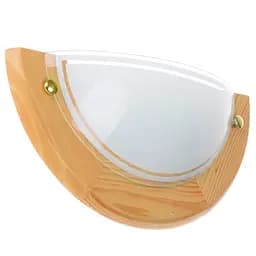 Бра Brille PK-040/1P-10 настінне накладне дерев'яне у ванну половинка