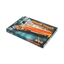 Дитячий дерев'яний 3D конструктор PuzzleOk Фура з причепом Puz-00952, 206 деталей - мініатюра 2