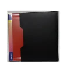 Папка з 100 файлами А4 E30610 Economix у пластиковому боксі (4044572306104) Червоний