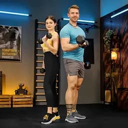 Гантеля шестигранна прогумована TX-200RD Trex Sport 20кг - мініатюра 8